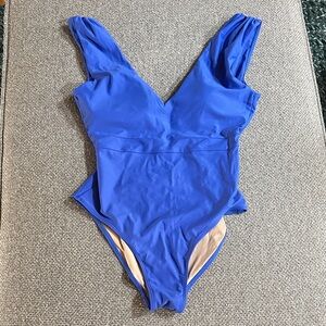 Summersalt One-Piece Swimsuit in Bright Blue